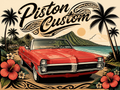 T-shirt Piston Custom – Hawaii Cruiser