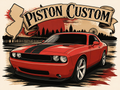 T-shirt Piston Custom – Jersey Devil