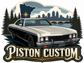 T-shirt Piston Custom – Muscle Car Edition