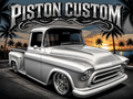 T-shirt Piston Custom – Silver Cruiser