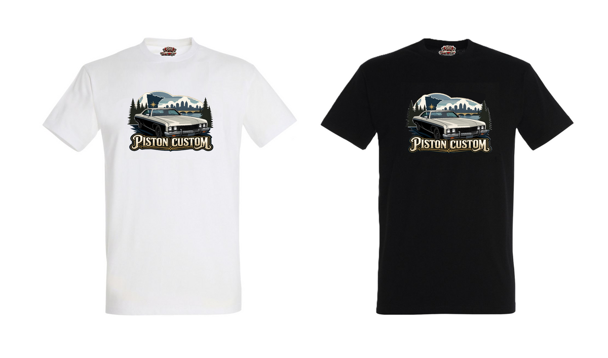 T-shirt Piston Custom – Muscle Car Edition